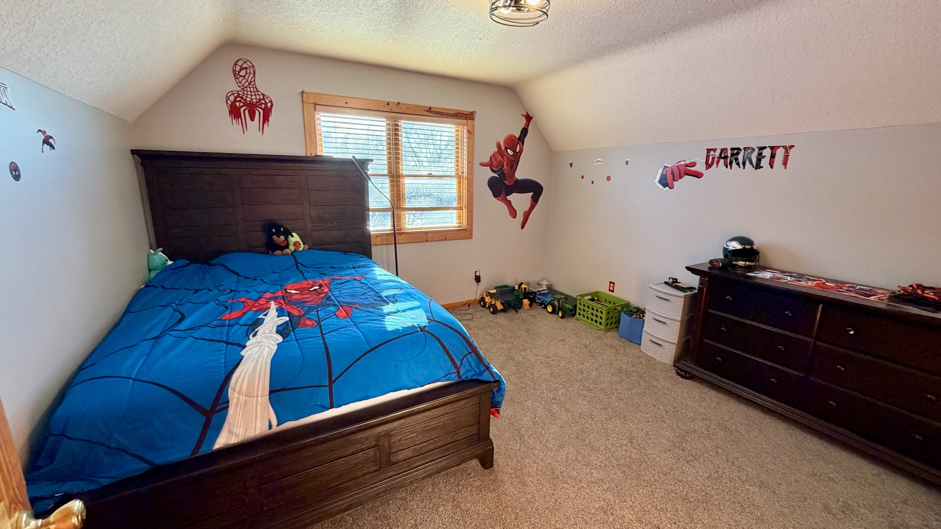 9120 Spring Valley Road Fulton, IL 61252 - Photo 37 of 59 a bedroom with a bed and window