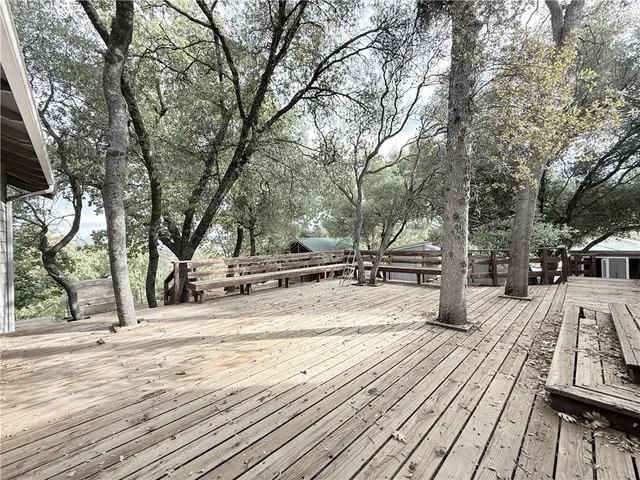 a view of outdoor space with seating