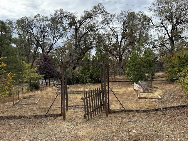 a view of wooden deck