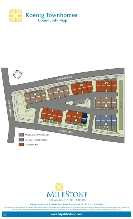 200 West 56th Street, Unit 8102 Austin, TX 78751 - Photo 2 of 3 Koenig Townhomes