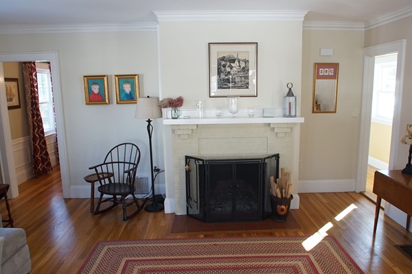 37 Kendall Road Lexington, MA 02421 - Photo 6 of 29 a living room with furniture and a fireplace