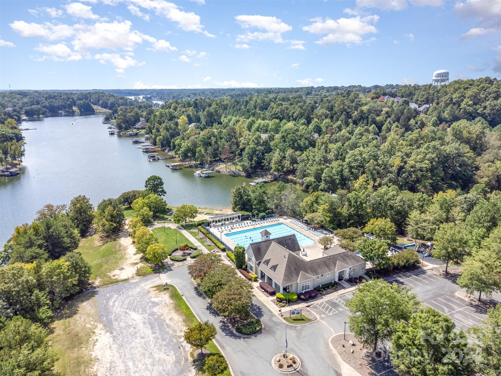 311 Wave Crest Drive Fort Mill, SC 29708 - Photo 41 of 45 an aerial view of a house with a lake view