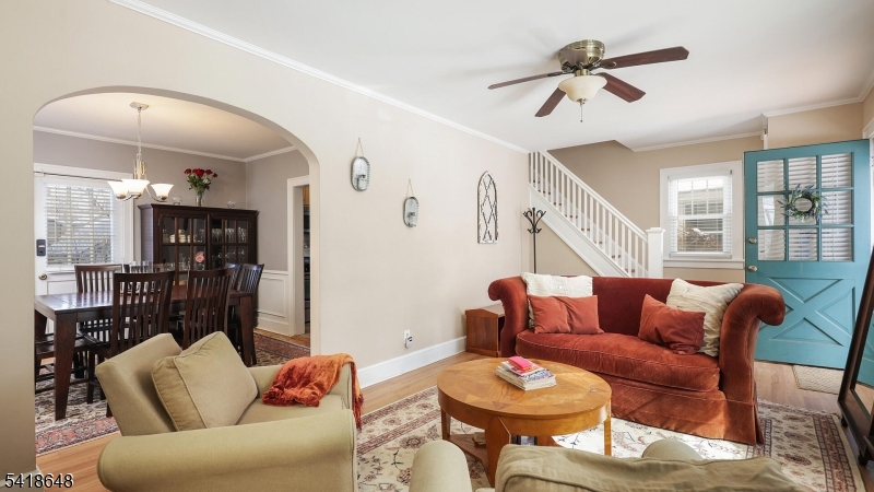 25 Paterson Road Fanwood, NJ 07023 - Photo 7 of 32 a living room with furniture and a wooden floor