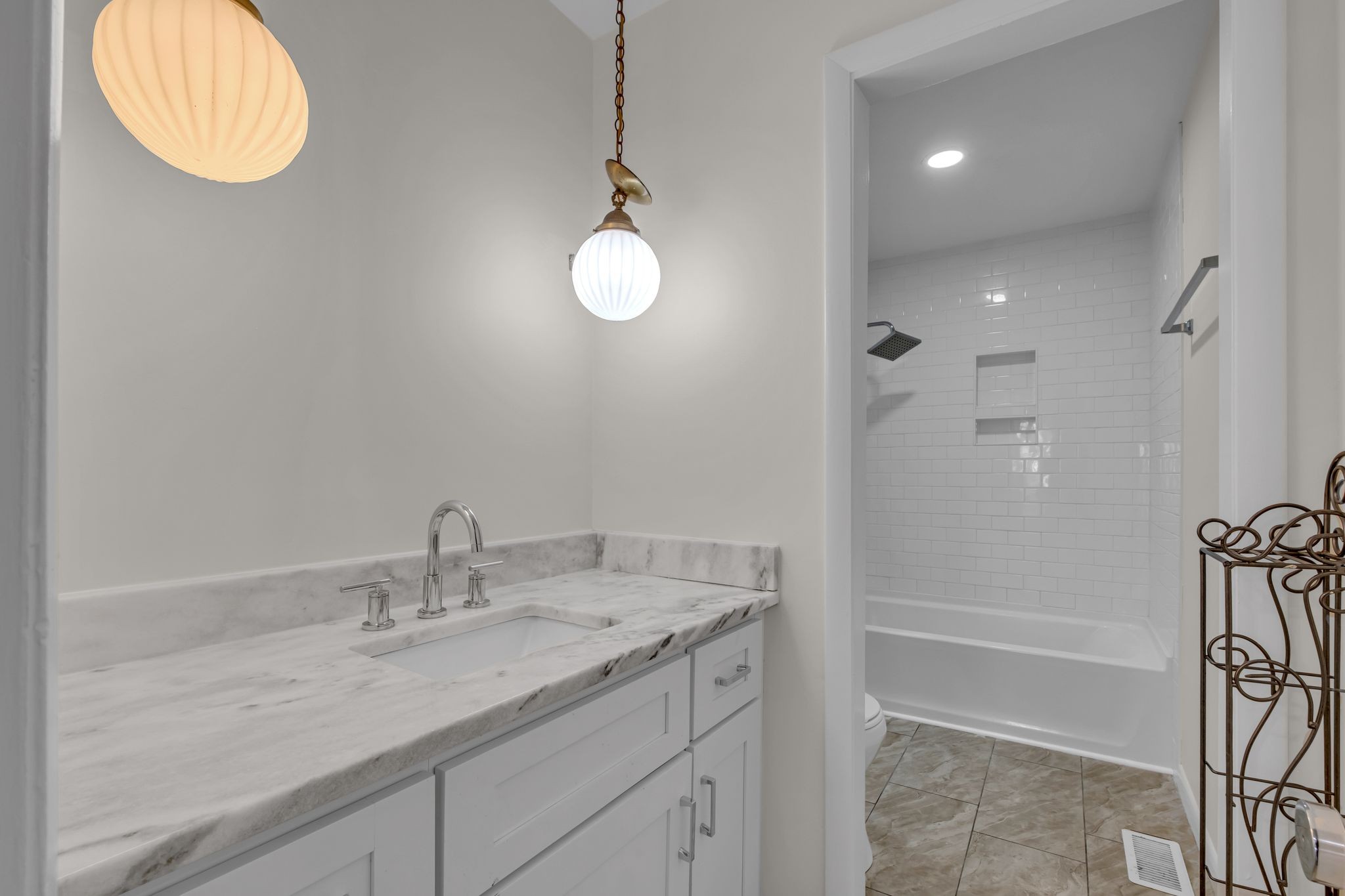 110 Bellevue Road, Unit 29 Nashville, TN 37221 - Photo 11 of 22 a bathroom with a granite countertop sink mirror and vanity