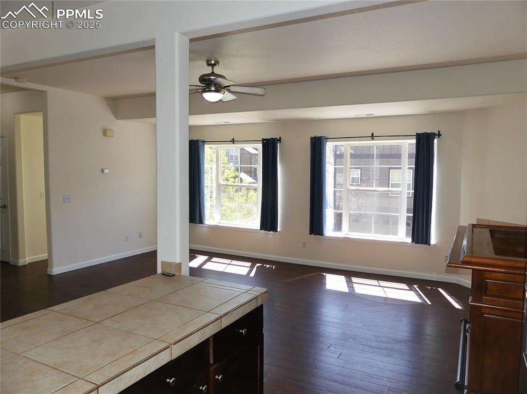 1054 Kara Ridge Point Colorado Springs, CO 80907 - Photo 7 of 33 Kitchen looking towards the Living room