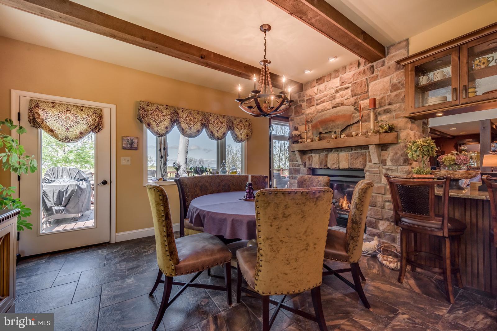 968 Scots Pne Lane Hazleton, PA 18202 - Photo 21 of 95 a view of a dining room with furniture window and outside view