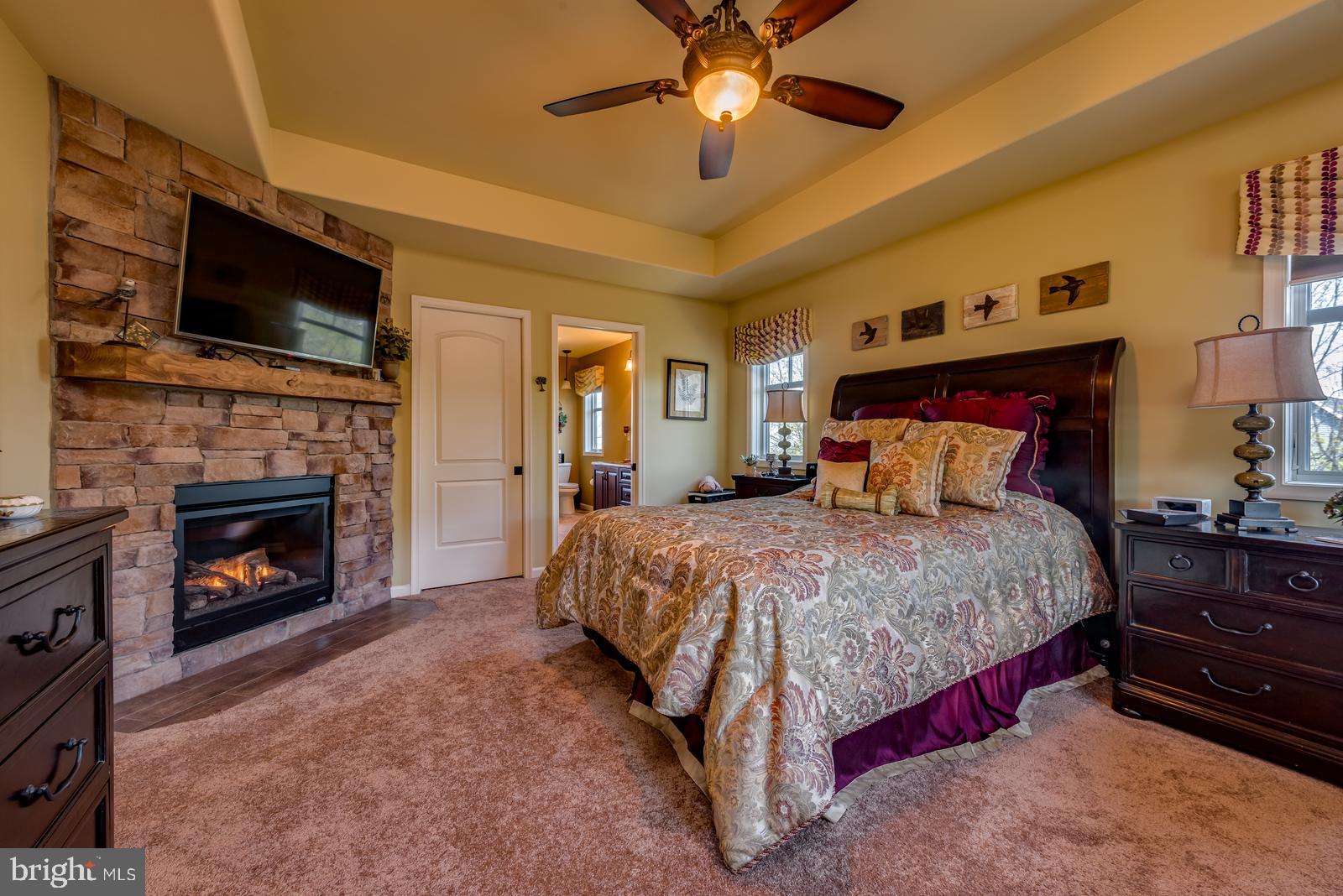 968 Scots Pne Lane Hazleton, PA 18202 - Photo 38 of 95 a bedroom with a bed and a flat screen tv