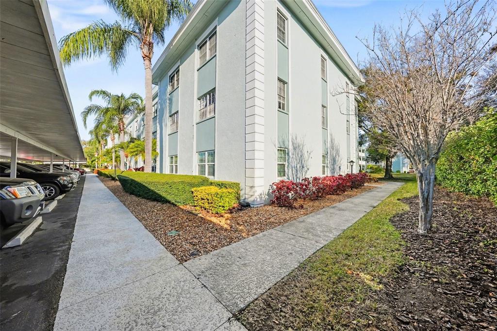 701 Poinsettia Road, Unit 240 Belleair, FL 33756 - Photo 23 of 30 a view of a back yard of the house