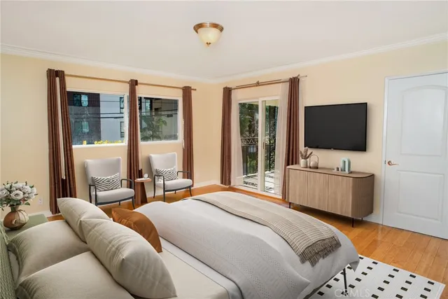 a balcony view with a sink and mirror