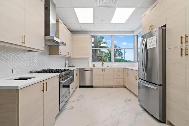 a view of a city with tall buildings