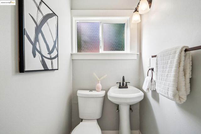 a view of an empty room with a garage