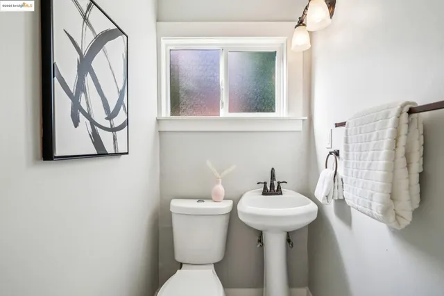 a view of an empty room with a garage