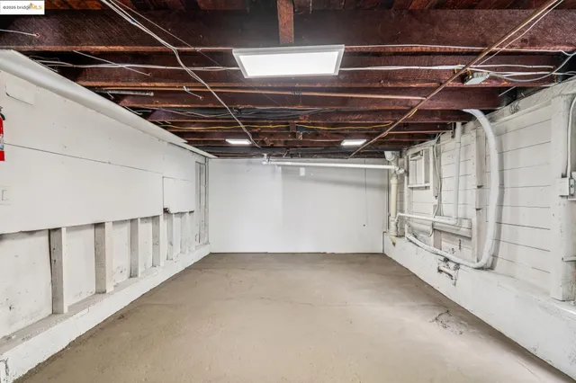 an outdoor space with seating