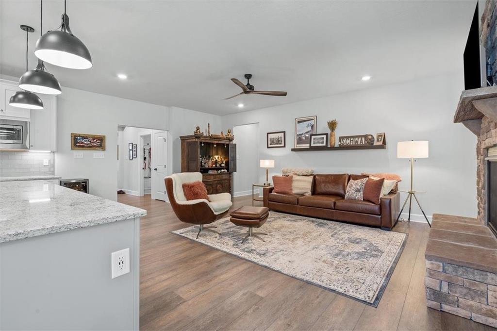 345 Crest Lane Mars, PA 16046 - Photo 15 of 42 a living room with furniture and a chandelier