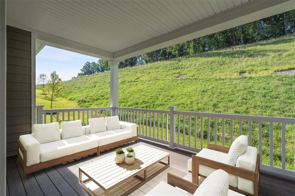 345 Crest Lane Mars, PA 16046 - Photo 37 of 42 a balcony with furniture and a garden