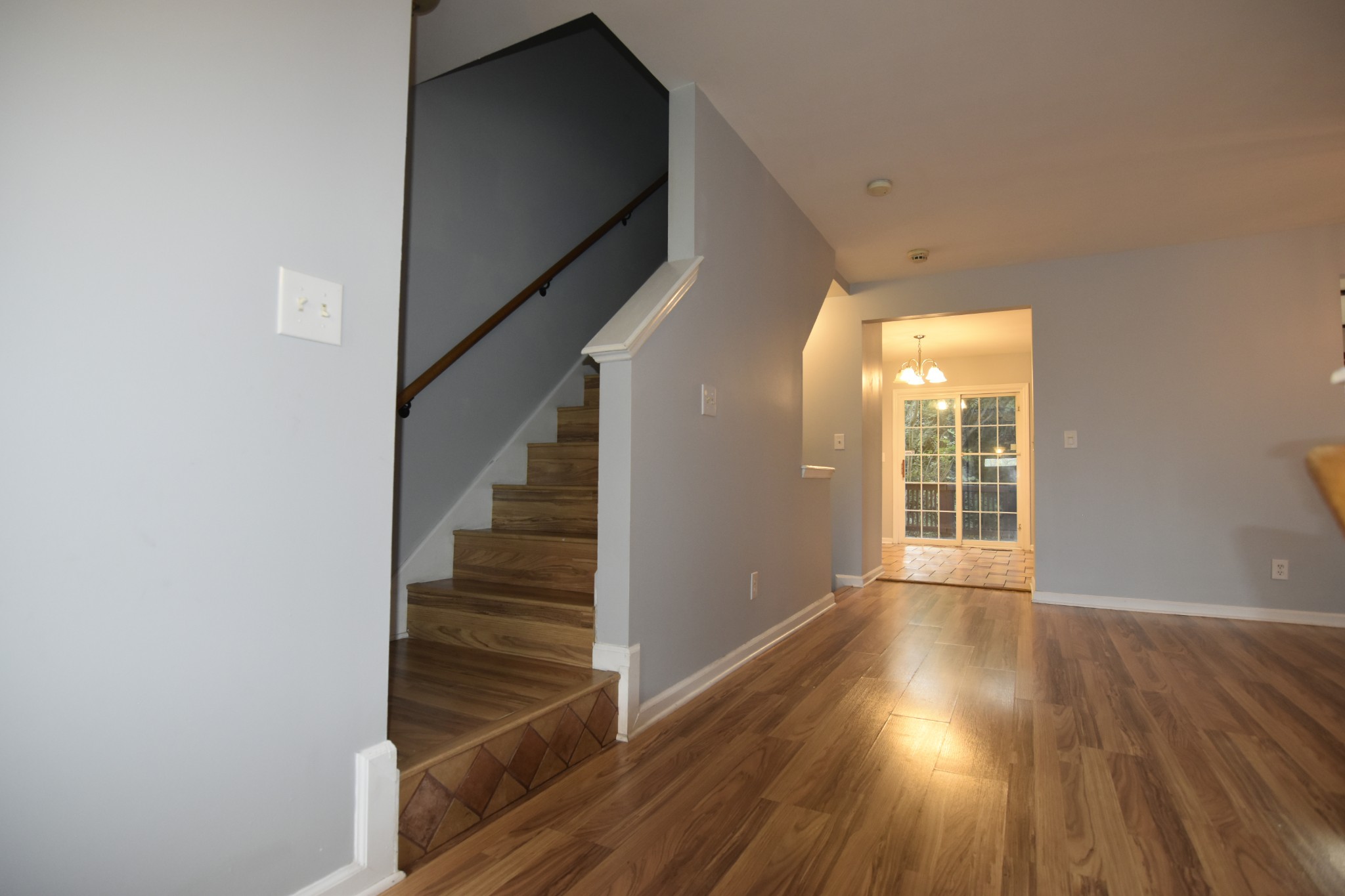 515 Huntington Ridge Drive Nashville, TN 37211 - Photo 7 of 42 a view of an entryway with wooden floor and door