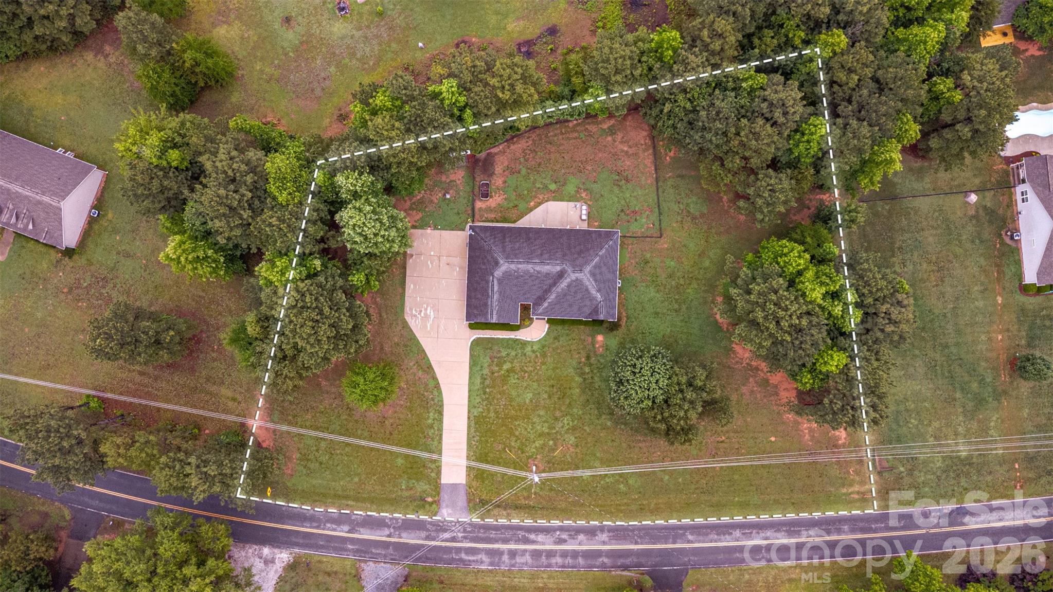 810 Tirzah Road York, SC 29745 - Photo 26 of 29 an aerial view of a house with a yard