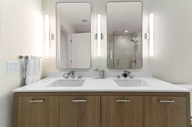 a view of a balcony with city view