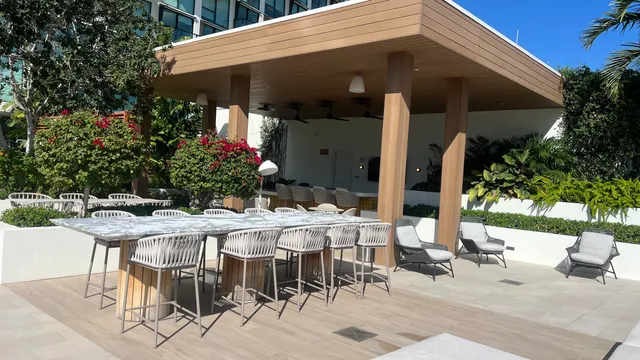 a view of a large building