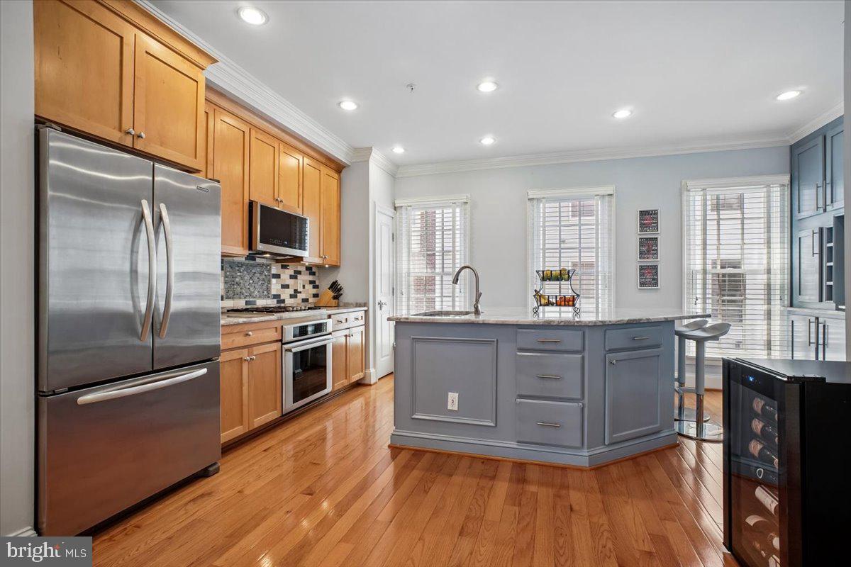 412 Pendleton Street Alexandria, VA 22314 - Photo 16 of 48 Modern kitchen with sleek finishes.