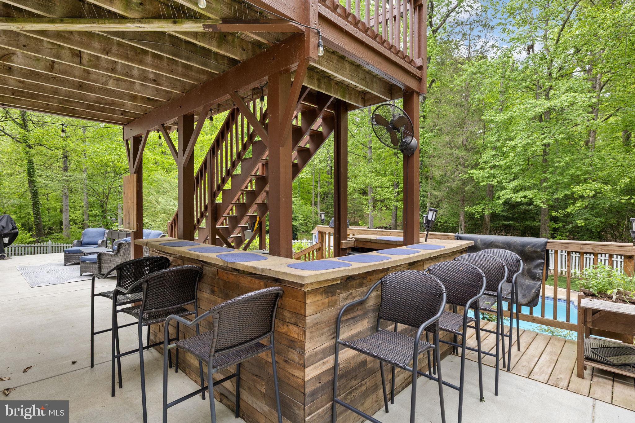100 Boscobel Road Fredericksburg, VA 22405 - Photo 12 of 67 Outdoor bar!