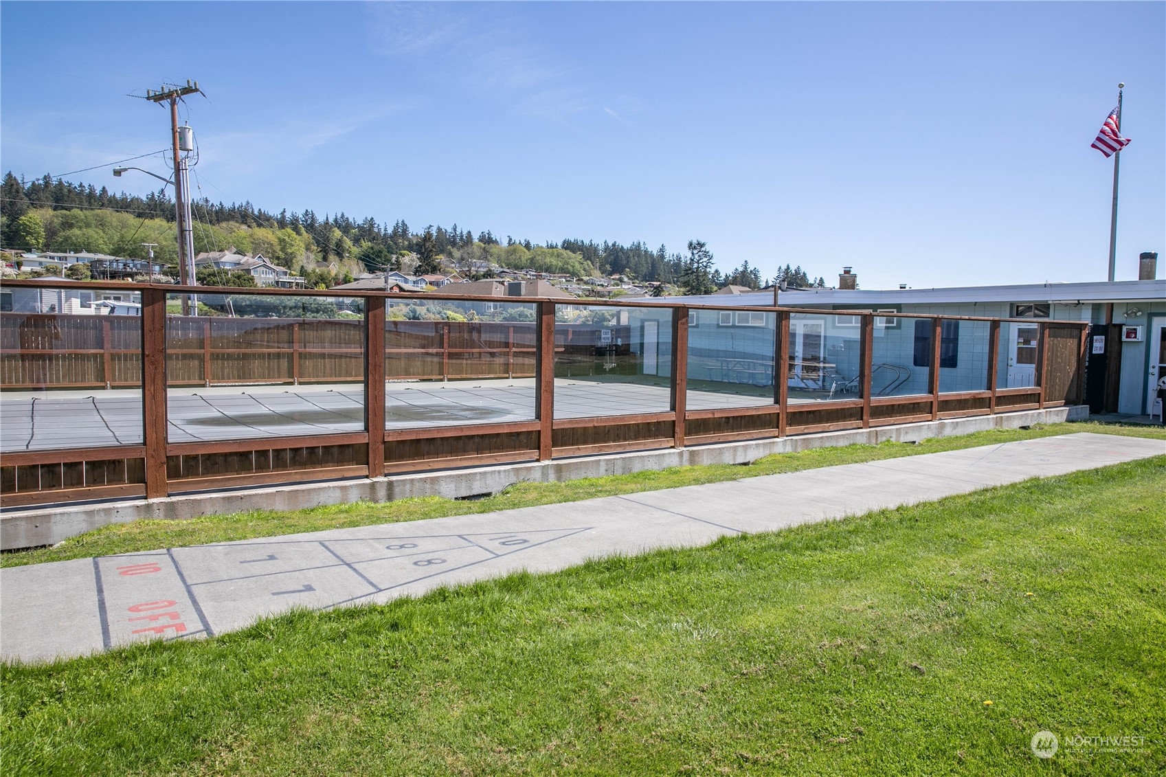 8168 Cultus Bay Road Clinton, WA 98236 - Photo 34 of 38 a view of a terrace with a lake view