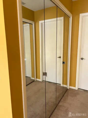 a view of closet area