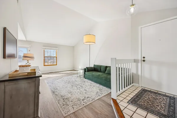 a view of livingroom with furniture and window