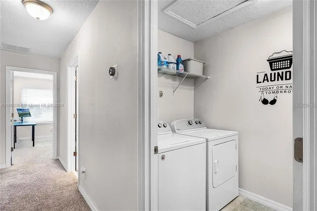 a view of an front door