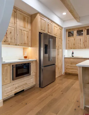 a room with storage and utility