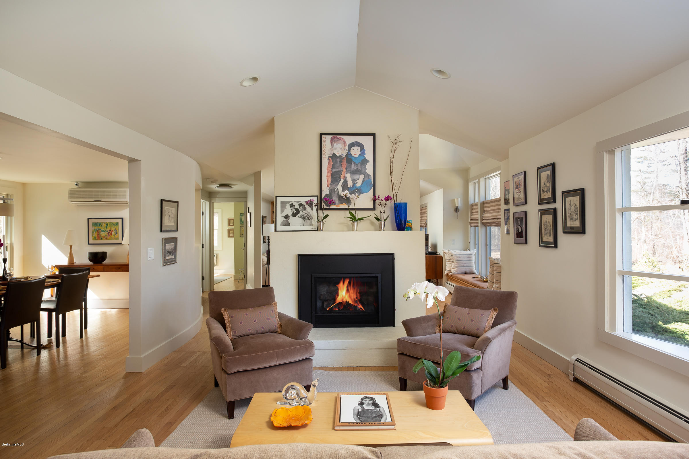 6 Devon Road Stockbridge, MA 01262 - Photo 8 of 27 Formal living area w fireplace