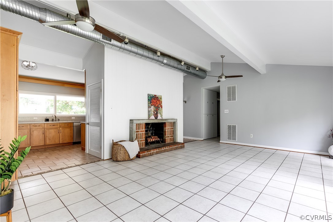 1701 Michael Road Henrico, VA 23229 - Photo 7 of 37 Great Room with Wood Burning Fireplace