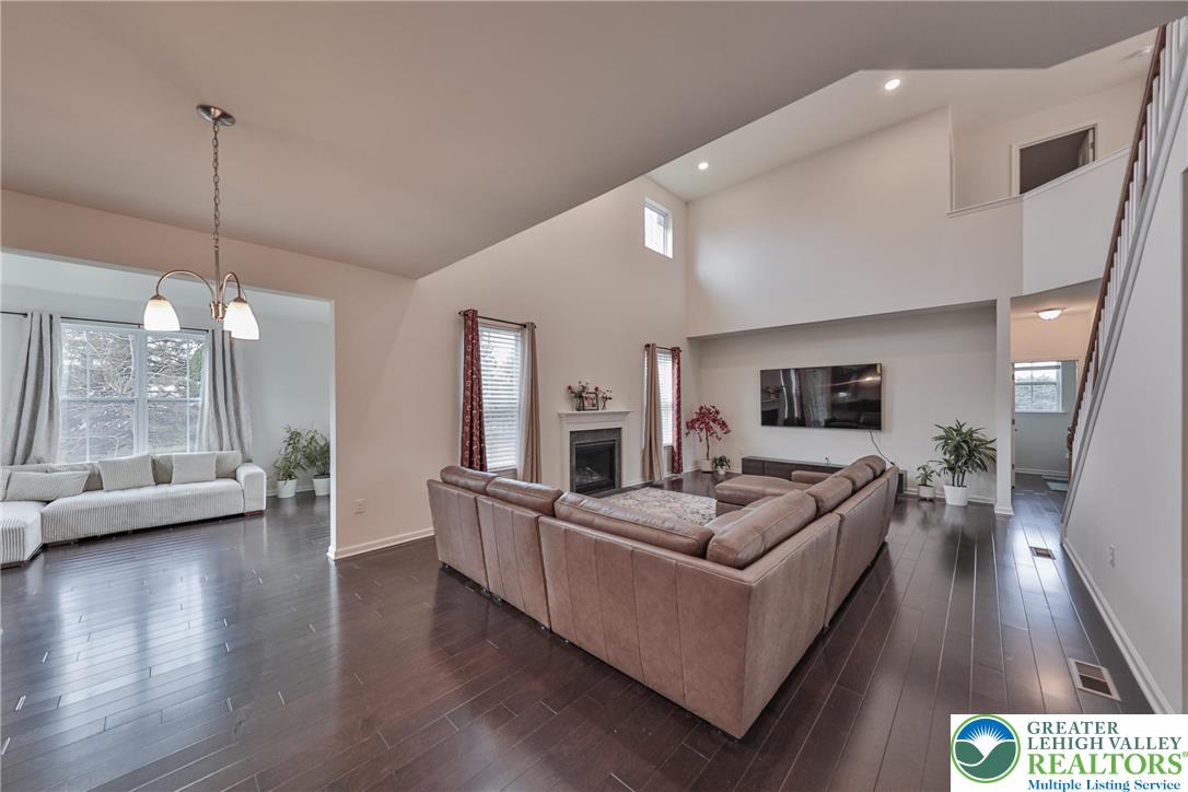 338 Abby Road Macungie, PA 18062 - Photo 21 of 40 a living room with furniture and a wooden floor