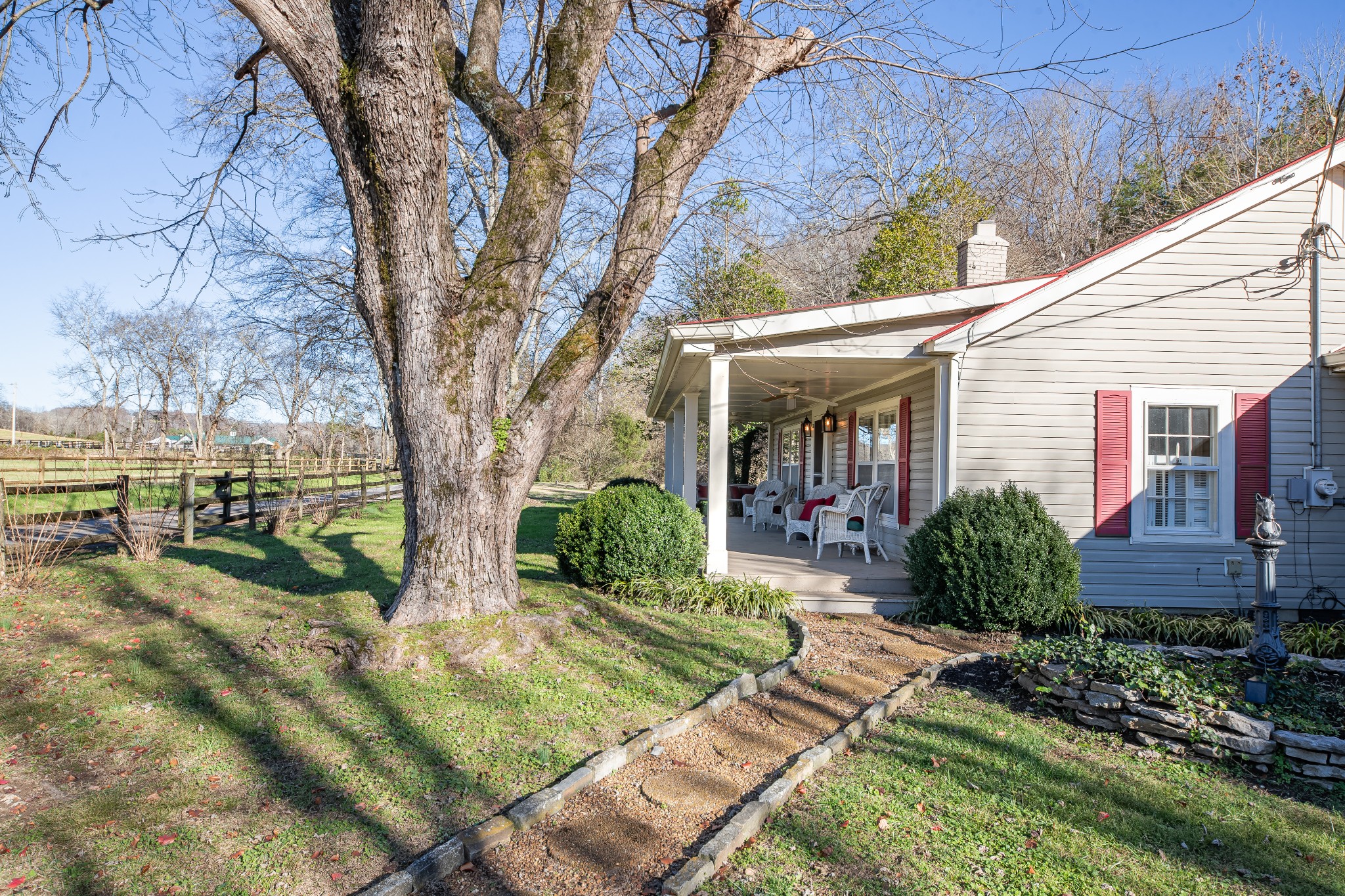3580 Blue Creek Road Lynnville, TN 38472 - Photo 4 of 90 a view of a house with backyard and sitting area
