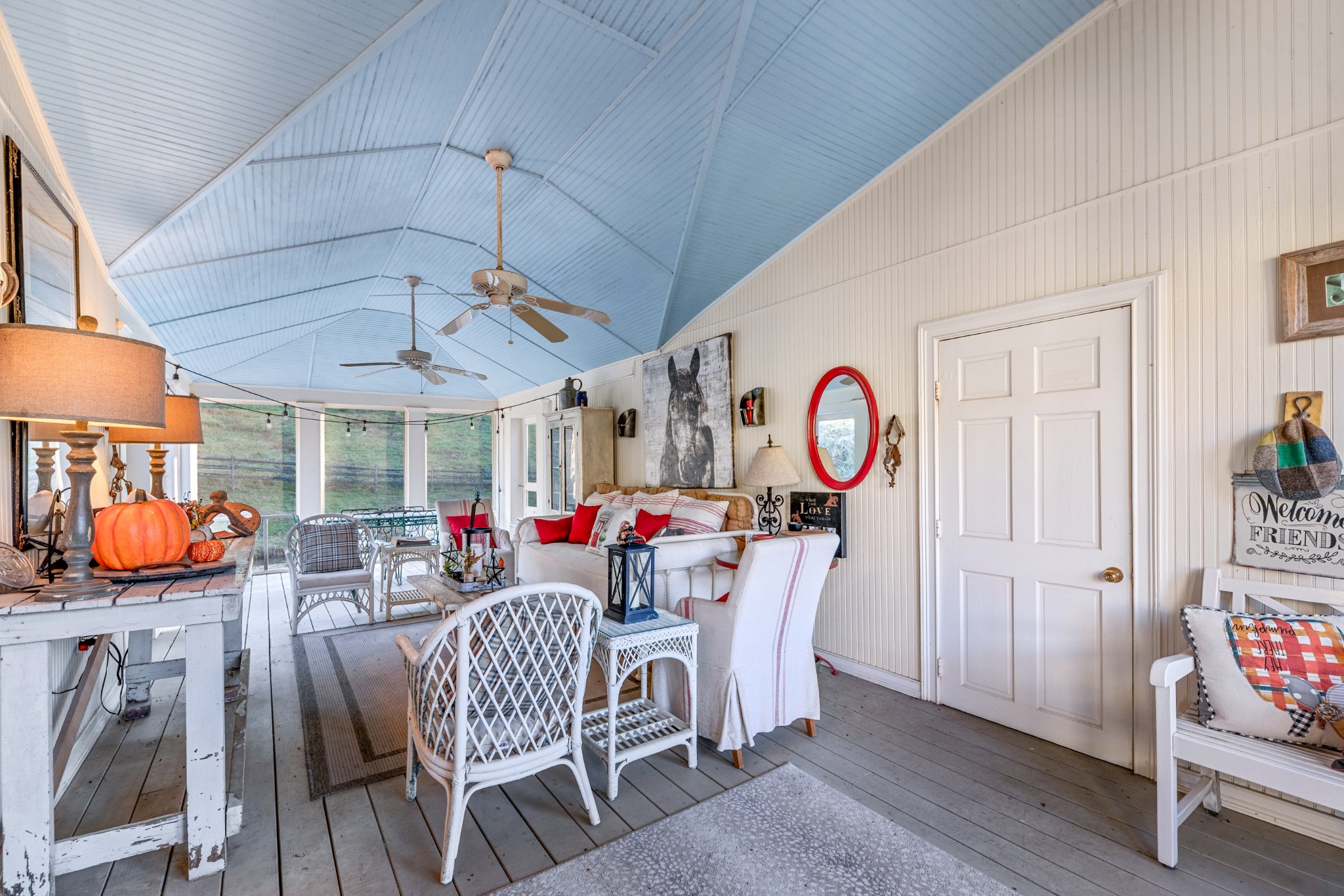 3580 Blue Creek Road Lynnville, TN 38472 - Photo 55 of 90 a view of a dining room with furniture window and outside view
