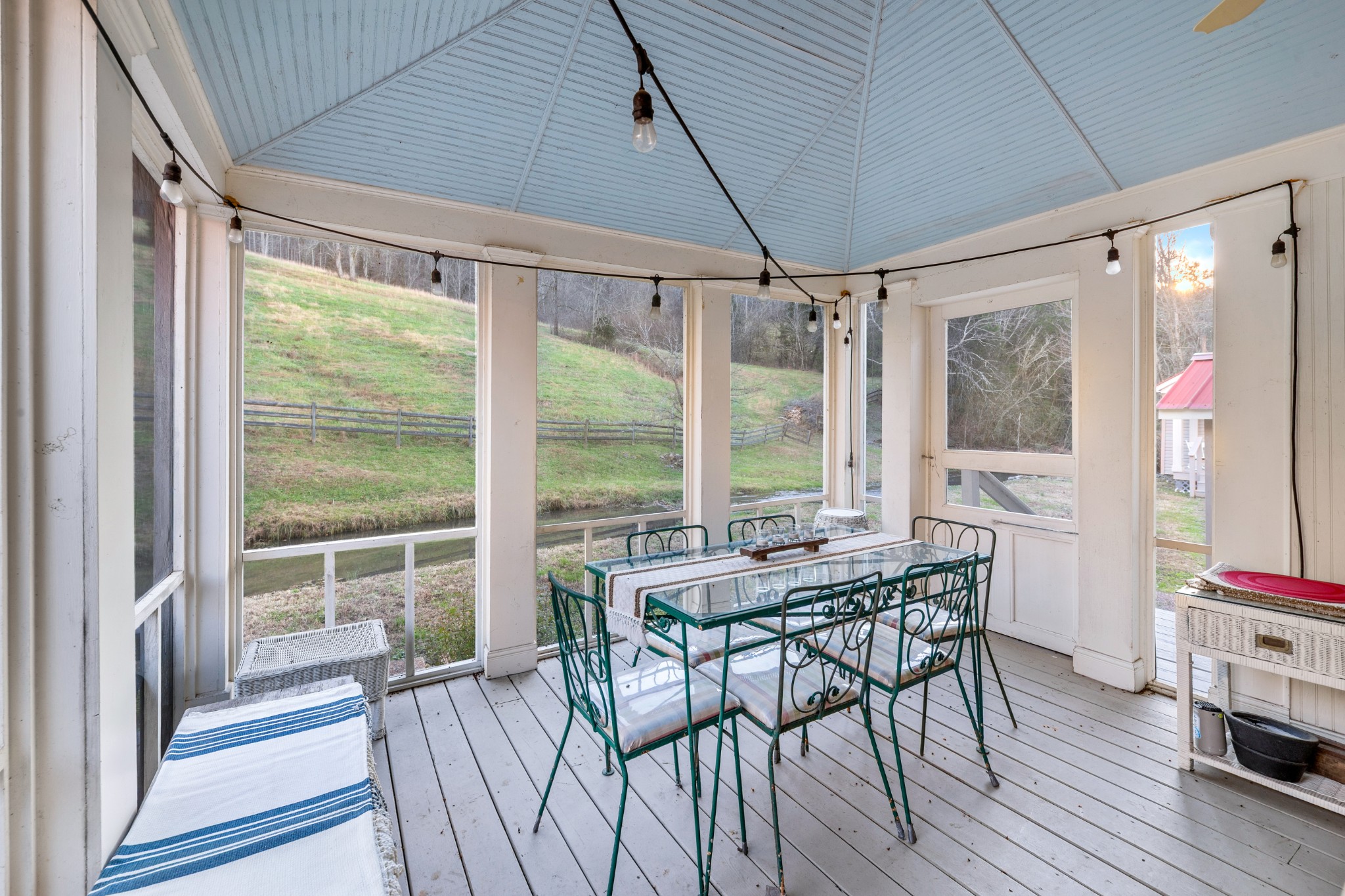 3580 Blue Creek Road Lynnville, TN 38472 - Photo 59 of 90 a view of a dining room with furniture window and wooden floor