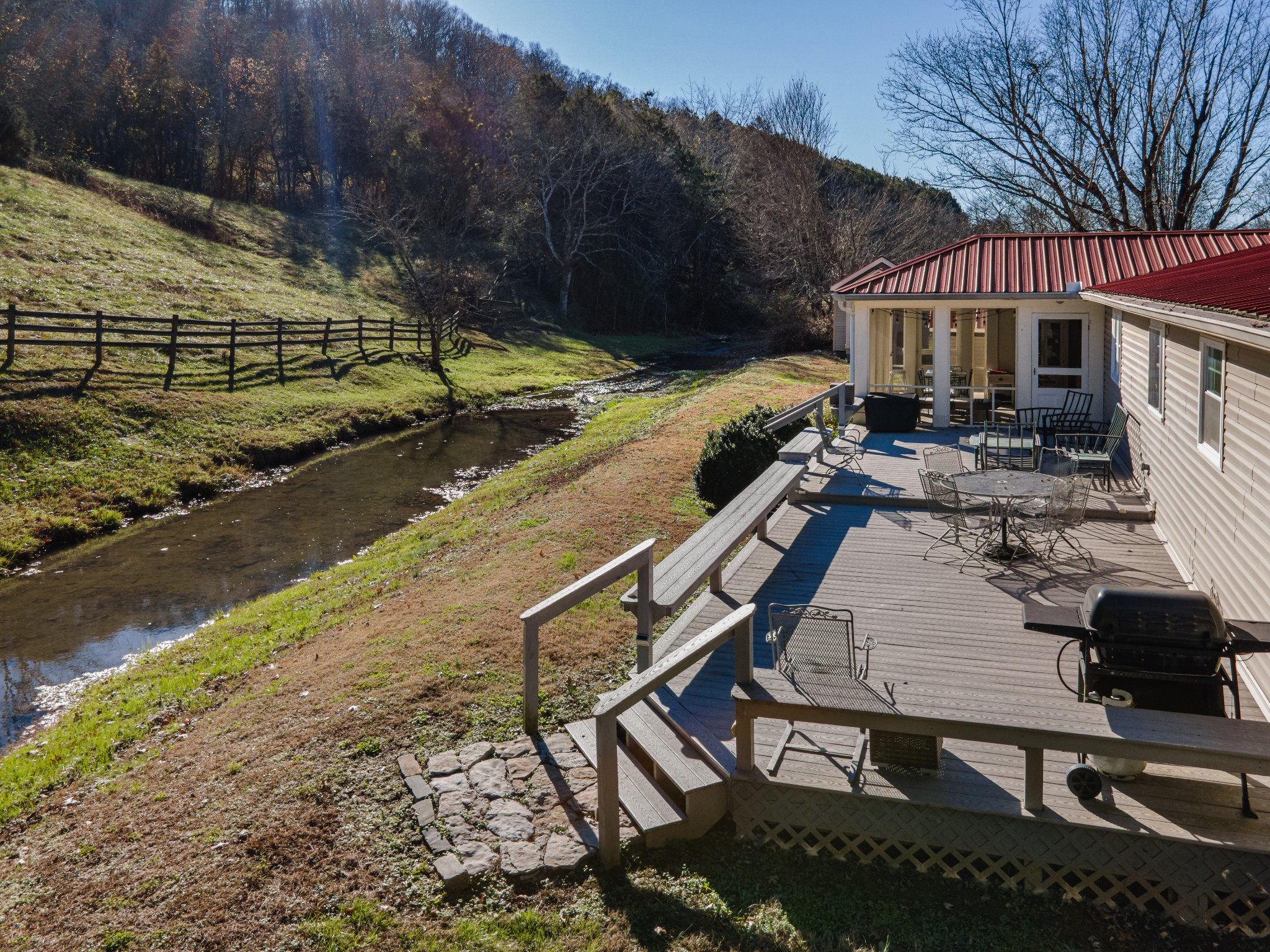 3580 Blue Creek Road Lynnville, TN 38472 - Photo 73 of 90 a view of a house with backyard and sitting area