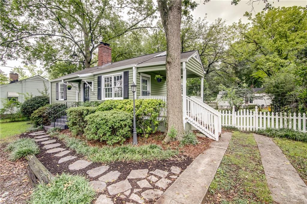 194 Aviation Road Southeast Marietta, GA 30060 - Photo 1 of 1 Front with view of covered side porch