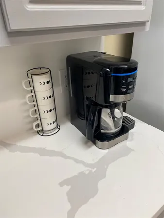 a view of kitchen appliances