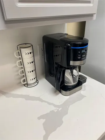 a view of kitchen appliances