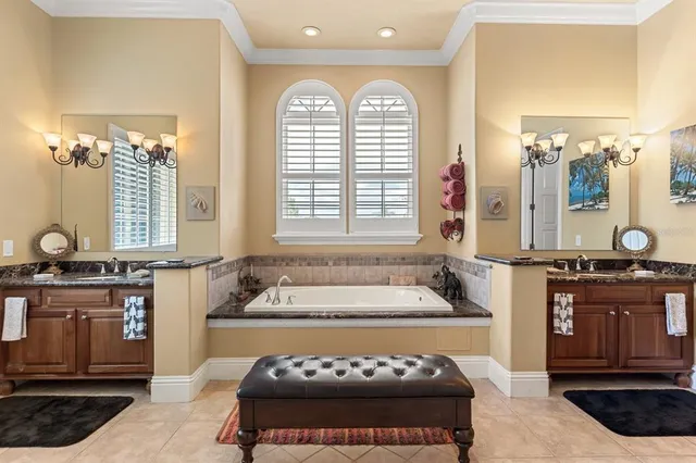 a view of a livingroom with furniture and a fireplace