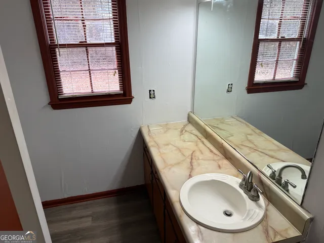 a bathroom with a sink and a toilet