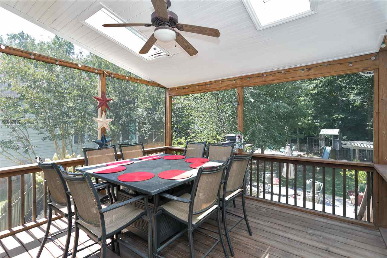 1612 Patterson Grove Road Apex, NC 27502 - Photo 24 of 25 WOW! What everyone wants when living in NC! This is a very large space and one you will have many a party in for years! Screened Porch