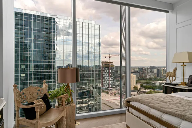 a living room filled with furniture