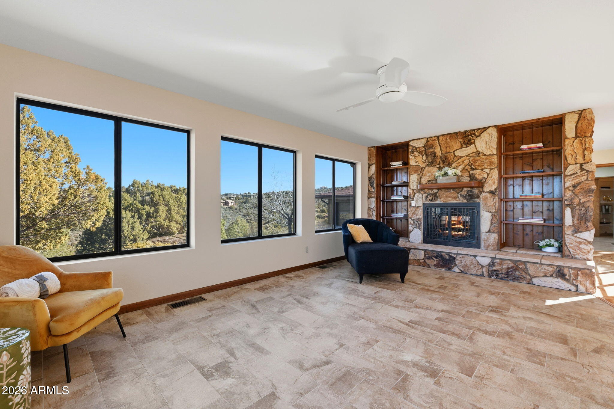 220 High Chaparral Loop Prescott, AZ 86303 - Photo 12 of 42 a living room with furniture and a large window