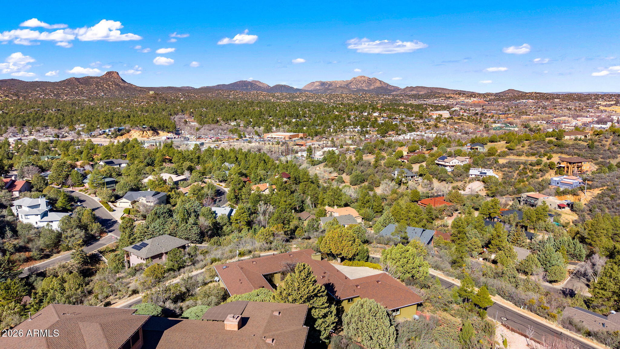 220 High Chaparral Loop Prescott, AZ 86303 - Photo 35 of 42 a view of a city with mountain
