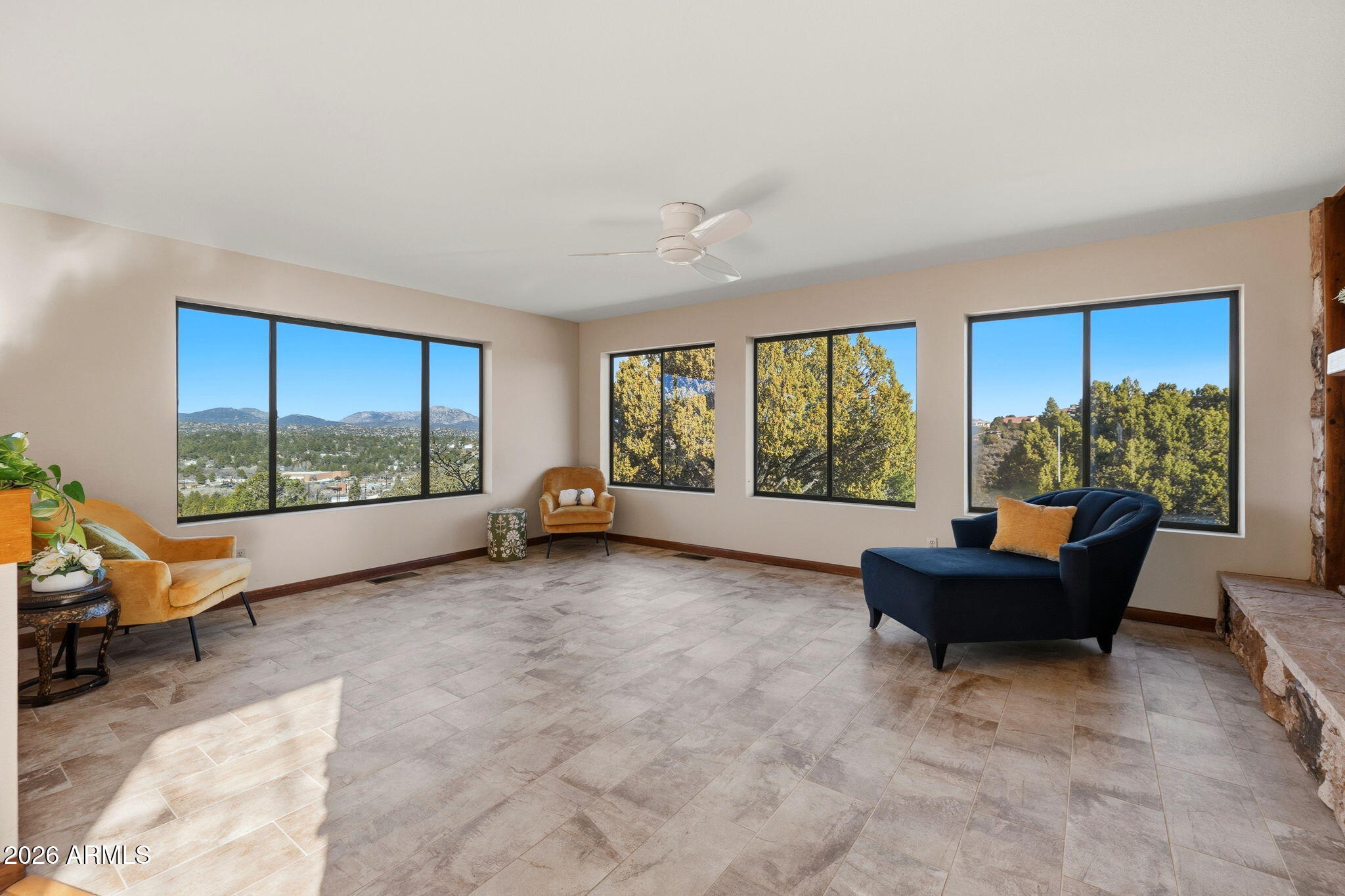 220 High Chaparral Loop Prescott, AZ 86303 - Photo 9 of 42 a living room with furniture and a large window