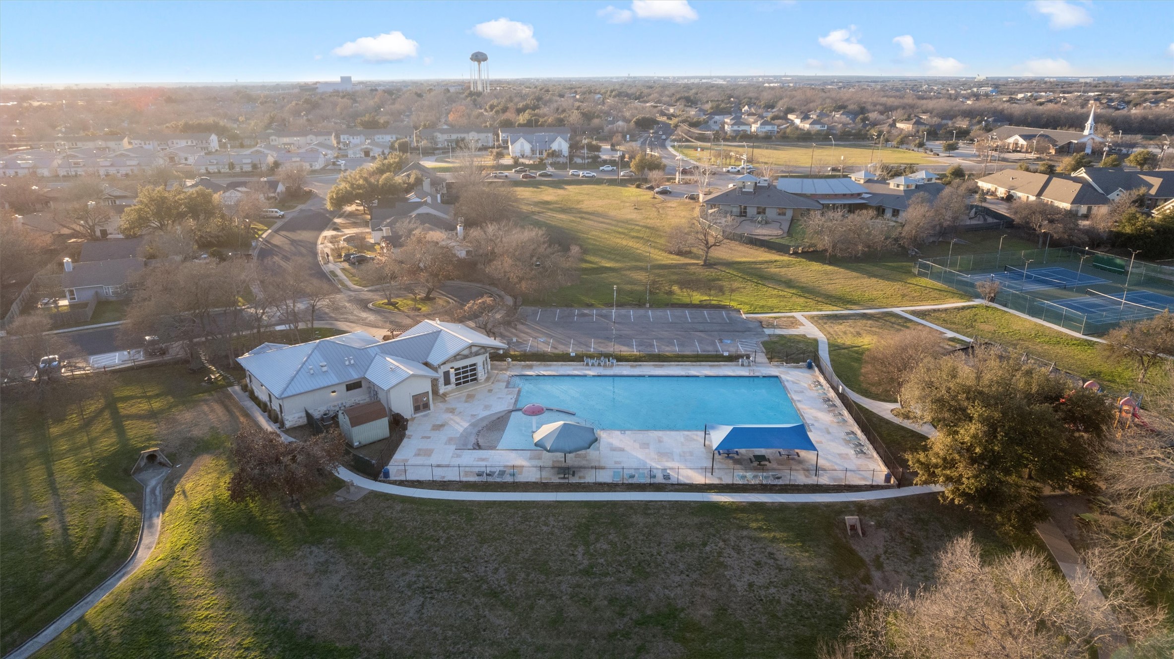 122 Copperwood Loop Round Rock, TX 78665 - Photo 28 of 40 The refreshing pool is ready for your summer enjoyment!