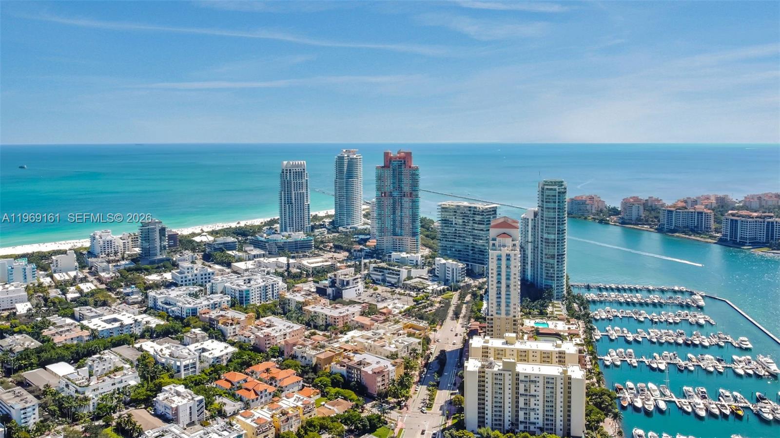 450 Alton Road, Unit 3208 Miami Beach, FL 33139 - Photo 43 of 48 a view of a city with ocean