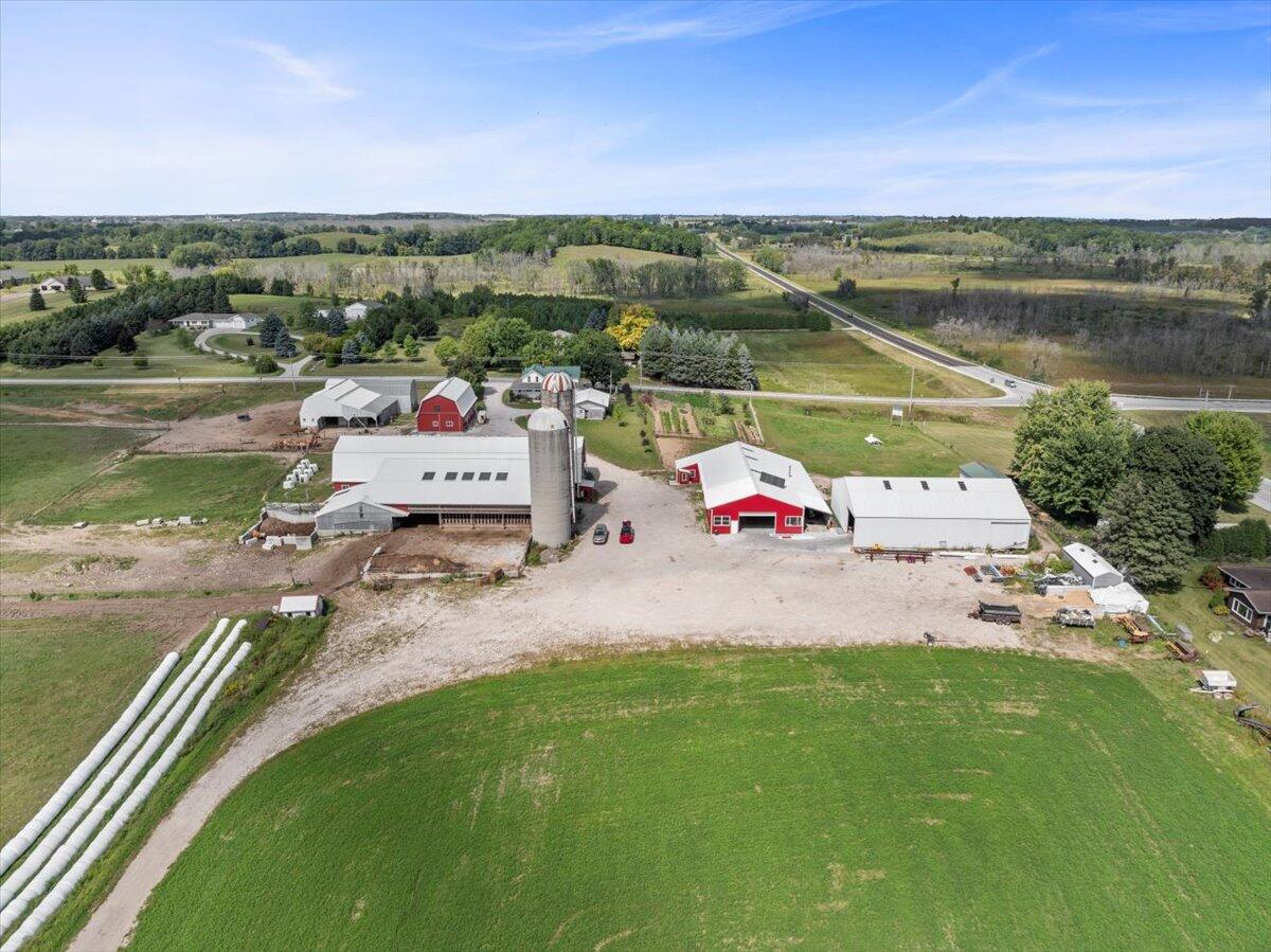 W1731 Kiel Road Elkhart Lake, WI 53020 - Photo 42 of 50 North view of buildings